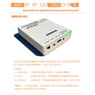 3 Sections 5V9V12V Voltage Regulator Solder-Free 18650 Lithium Battery Box Rechargeable DIY DC ups U