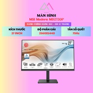 MSI Modern MD272QP Monitor (Size: 27" | 2560x1440 | 75Hz | 4ms | ) - Genuine Product -