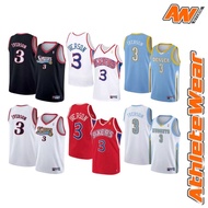 NBA Allen Iverson Basketball Jersey - Denver Nuggets - Philadelphia 76ers