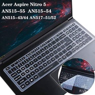 For Acer Aspire Nitro 5 AN515-55 AN515-54 AN515-43/44 AN517-51/52 15.6-inch AN715-51 AN715-52 17.3'' Predator Gaming 2020 Laptop Keyboard Cover skin