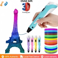 3D Printer Pen Full Set for kids DIY 3d pen Crafting Doodle Drawing Arts Tools