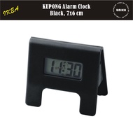 I~KEA KUPONG Alarm Clock, Black, 7x6 cm