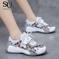 SEAURAL kasut perempuan yang cantik dan baru kasut perempuan sports shoes Woman Shoes Korean Mesh Sneaker for Women on sale 2021 Breathable Rubber Shoes