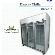 [Free Shipping] 2 &amp; 3 Door Display Chiller iMax-C13 3 Pintu SOLID COOL Chiller Cake/Flower Storage High Quality Chiller