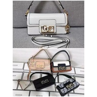 Guess the New Style Stitching Texture Underarm Female Bag Simple Flap Bag Shoulder Messenger Bag