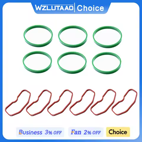 079129717B 079129717D Upper & Lower Intake Manifold Gaskets For Audi A4 A5 A6 A8 Q5 Q7 S4 VW Touareg