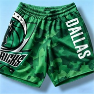 Green Dallas Mavericks Camo Shorts