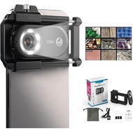 【2025 Upgraded】 DALYANGDA Phone Microscope Lens, Nano Zoom 200x for iPhone, Nanozoom for iPhone,Nano