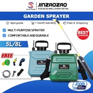 8L/5L-Mist Sprayer Garden Pressure Sprayer Portable Electric Knapsack Battery Sprayer Pump Pam Racun