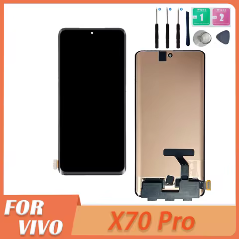 OLED X70 Pro Touch Lcd For Vivo X70 Pro V2134A LCD Display Screen Touch Digitizer Replacement For VI