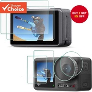 Tempered Glass Protector for DJI Osmo Action 4 (Screen + Lens) Accessories DJI Osmo Action 4 Accesso