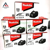Baterai Bor Cordless Makita 18v 5ah 5.0ah BL1850B - Original