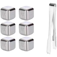 German Zwilling Stainless Steel Ice Cube Moulds Ice Grain 304 Food Grade Metal Ice Grain Grid Wine S