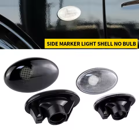 2x For Mercedes-Benz W168 W639 W447 Citan W415 Smart 450 452 Turn Signal Side Marker Lights Cover Sh