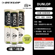 Dunlop Atp Tour Tennis Balls Training Ao Competition Pack of 3 in Iron Canister Tennis Sport Fitness