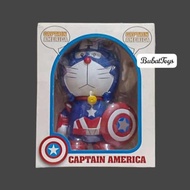 COIN BANK DORAEMON COSPLAY CAPTAIN AMERICA ACTION FIGURE