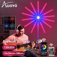 Auoyo 120/195 LED Strip Lights Dream Color Lamp Christmas Lights 5050 RGB Strip Lights Smart Flexibl