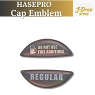 HASEPRO Magical Carbon Hologram Fuel Cap Emblem (Black) for Honda Regular Type HOFER-4