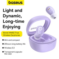 Baseus WM02 Wireless Earphones TWS 5.3Bluetooth Touch Control NoiseCancelling Long Battery APP For i