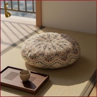 [kokiya] Meditation Cushion Thick Padded Round Meditation Pillow Auspicious Elephant