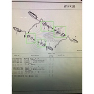 Turn Signal Rubber Set Cb500x Year 19-20