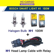 Smart Light Wire Kit Car H1 H7 Head Light BOSCH Bulb Harness Wiring Kit ( Heavy Duty Wire Support 10