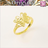 Pure gold ring Japan and South Korea new butterfly love ring ring Cincin emas 916 tulen 2021 new style reliable