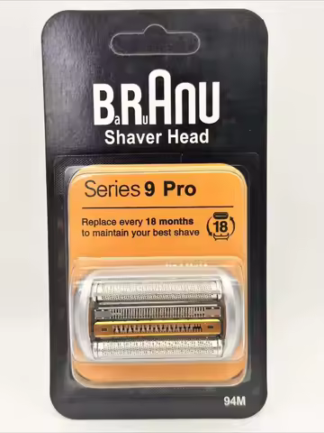 Original Razor Head Replacement, Electric Blade Box Suitable for Braun Series 9 Pro, 9557CC, 9290CC,