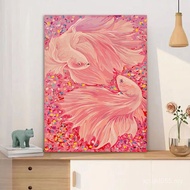 Handmade Chinese Style Oil Painting Coloring Decorative Painting Digital Chinese Essence Coloring Ac