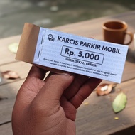 CAR MOTORCYCLE PARKING TICKETS 1 BOOK CONTAINS 50 SHEETS OF 7GGSM HVS MATERIAL CHOOSE THE PRICE