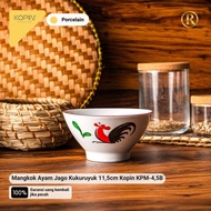 Kukuruyuk Rooster Bowl 11.5cm Kopin KPM-4.5B 4.5inch Porcelain