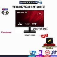 VIEWSONIC VA240-H 24" MONITOR/IPS FHD 100Hz/ประกัน 3 Years