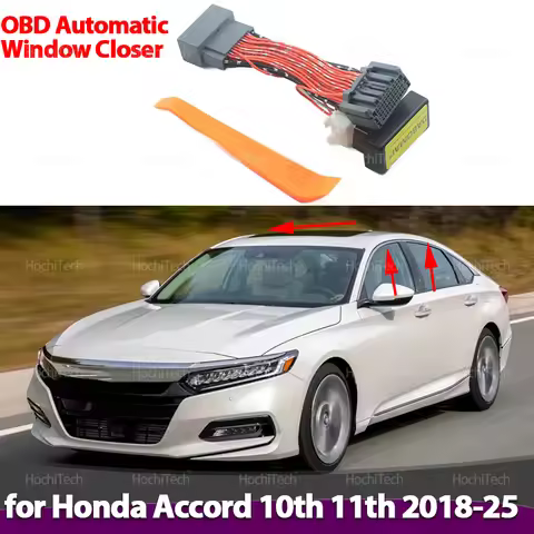 For Honda Accord CV1 CV2 CV3 10th CT1 CY2 11th 2018-2025 Power Car Window Closer Device Opening Clos