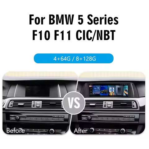 For BMW 5 Series F10/F11 520i 525i 528i 2011-2017 Android 13 AUTO Car radio with Carplay Stereo mult