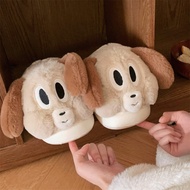 รองเท้าแตะผ้าฝ้ายลายไก่สุดน่ารัก รองเท้าแตะผู้หญิง รองเท้าแตะบ้าน รองเท้าแตะฤดูหนาว รองเท้าแตะ EVA ร