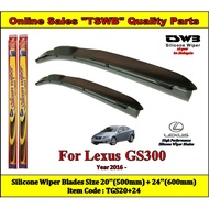 Lexus GS300 (Year 2006 - ) New Design Silicone Wiper Blades (TGS20+24)