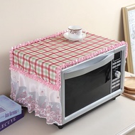 Beautiful Grans Microwave Oven Cover Lace Anti-dust Cover Towel Microwave Oven Cover Korean Style Fabric Oven Cover Cover Oil-Proof Cover