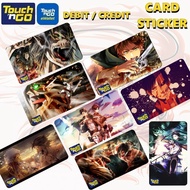 Touch n Go Card Sticker Cover / Credit Card Sticker Cover/ Debit Card Sticker Cover