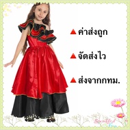 Spanish Dress SPAIN Set Children Girls International Costume National Deak European Digging flamenco