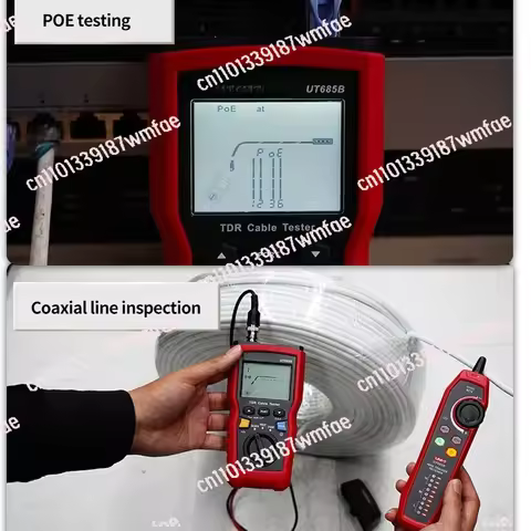 RJ11 Detector Wiring LCD Display Network Tool Network Cable Tester TDR UT685B KIT Cable Tracker Lan 
