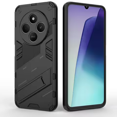 For Redmi 14C Case Cover For Xiaomi Redmi 14C Funda Coque Punk Kidstand Armor Shockproof Shell Holde