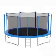 HY💞Trampoline Indoor Children's Home Trampoline Outdoor Large Bouncing Bed with Safety Net Trampolinetrampoline RAM8