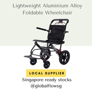 ✅Wheelchair - Lightweight Aluminium Alloy Foldable Travelling Wheelchair