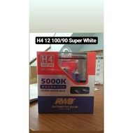 White Halogen Car Light - RWB Crystal Vision H4 100/90 5000K