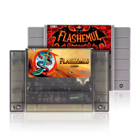 FLASHEMUL Game 3000 In 1 Cart SFC V3 Plus Flash Emulation SFC V3.0 Cart For US 16 Bit Video Game Con