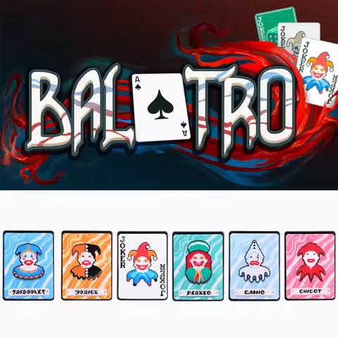 2025 Balatro Joker Card Backpacks Badge Game Featuring Legendary Joker Metal Brooch Charm Badges for