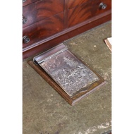 19th Century [Netherlands ・ Silver-Plated Embossed Note Holder 19th Country Style] 025007
