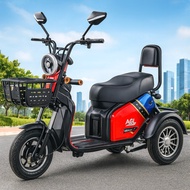 Electric Scooter 3 Wheel Tricycle 3 Seater skuter elektrik basikal Bicycle