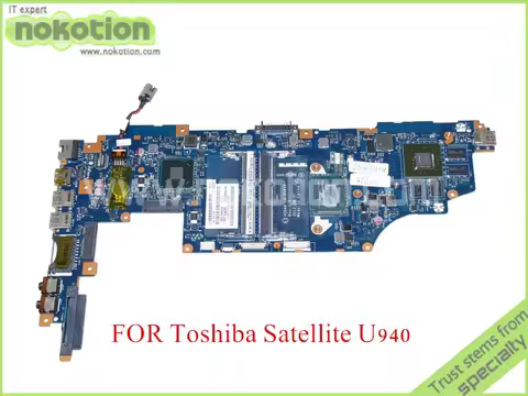 NOKOTION VCUAA LA-9161P MB K000136090 For toshiba satellite Ultrabook U940 U945 Motherboard HD4000 S