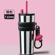 Ombre Gradient Tumbler 710ml - 316 Stainless Steel Vacuum Insulated Cup with Straw Lid
